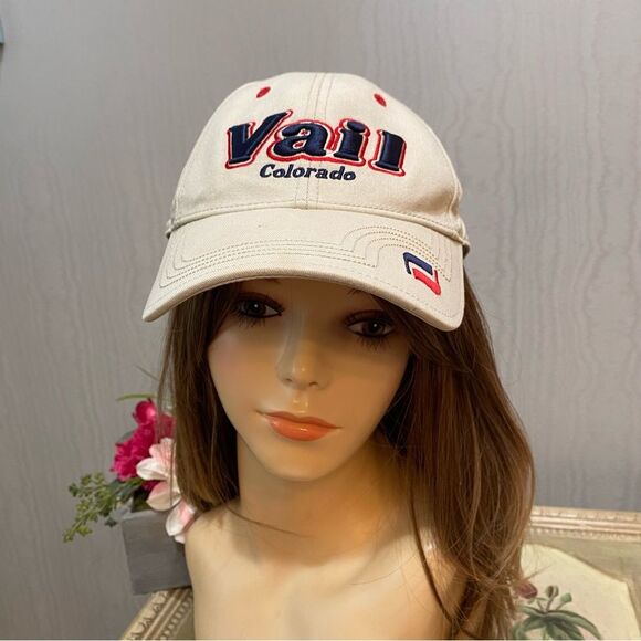 Vintage The Game Vail Colorado Adjustable Cap Hat Embroidered OSFM Unisex - Picture 1 of 15